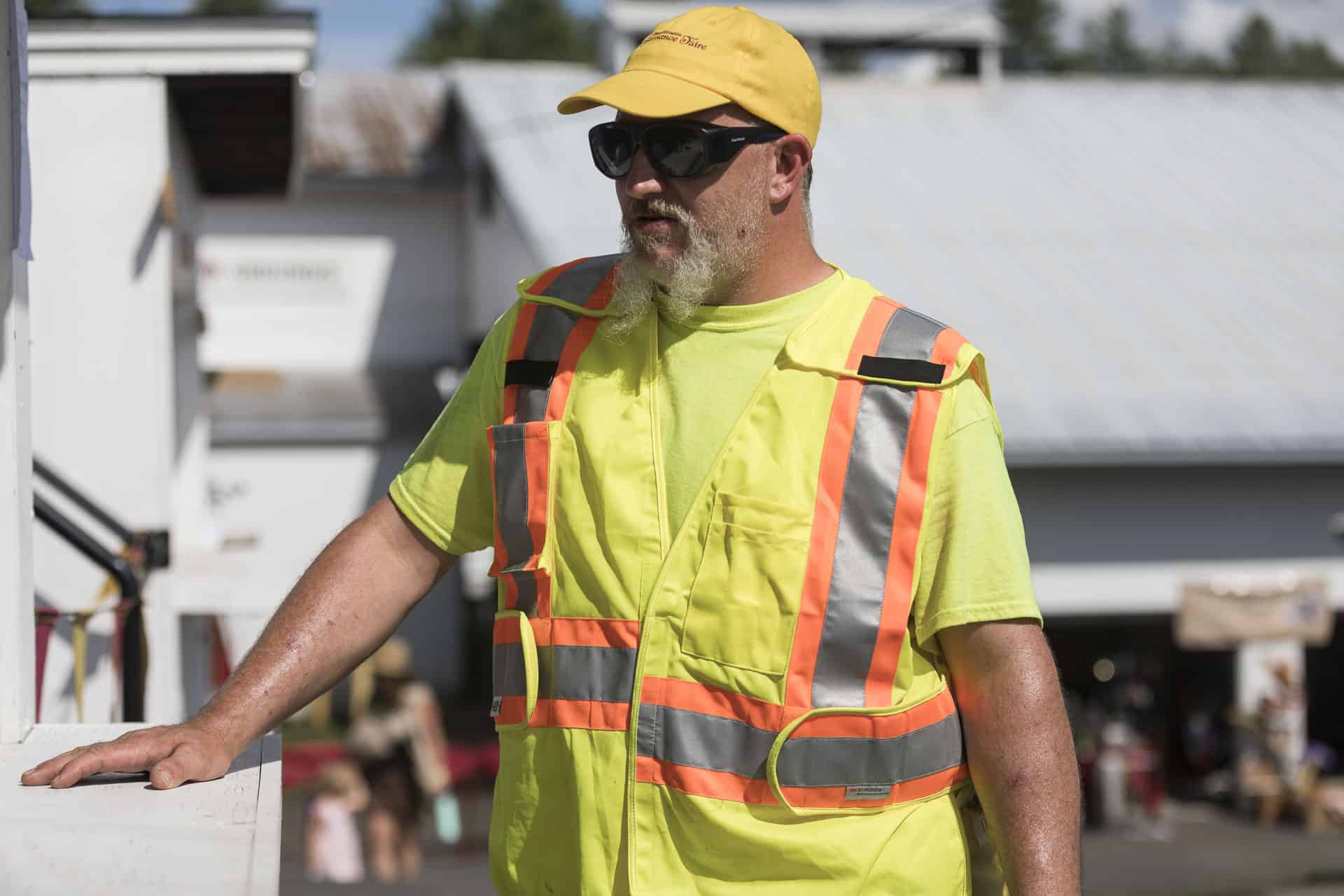 man in yellow